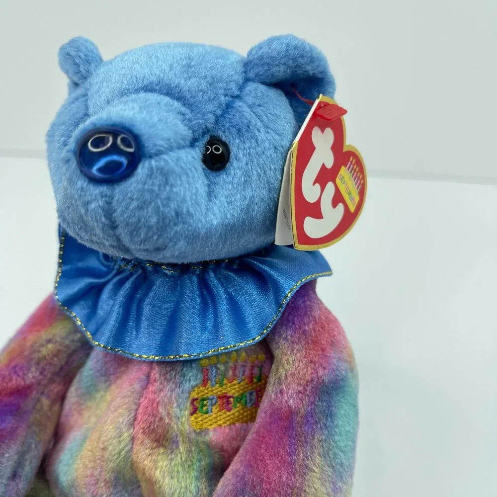 Ty Beanie Baby - SEPTEMBER the Birthday Bear with TAGS 2001